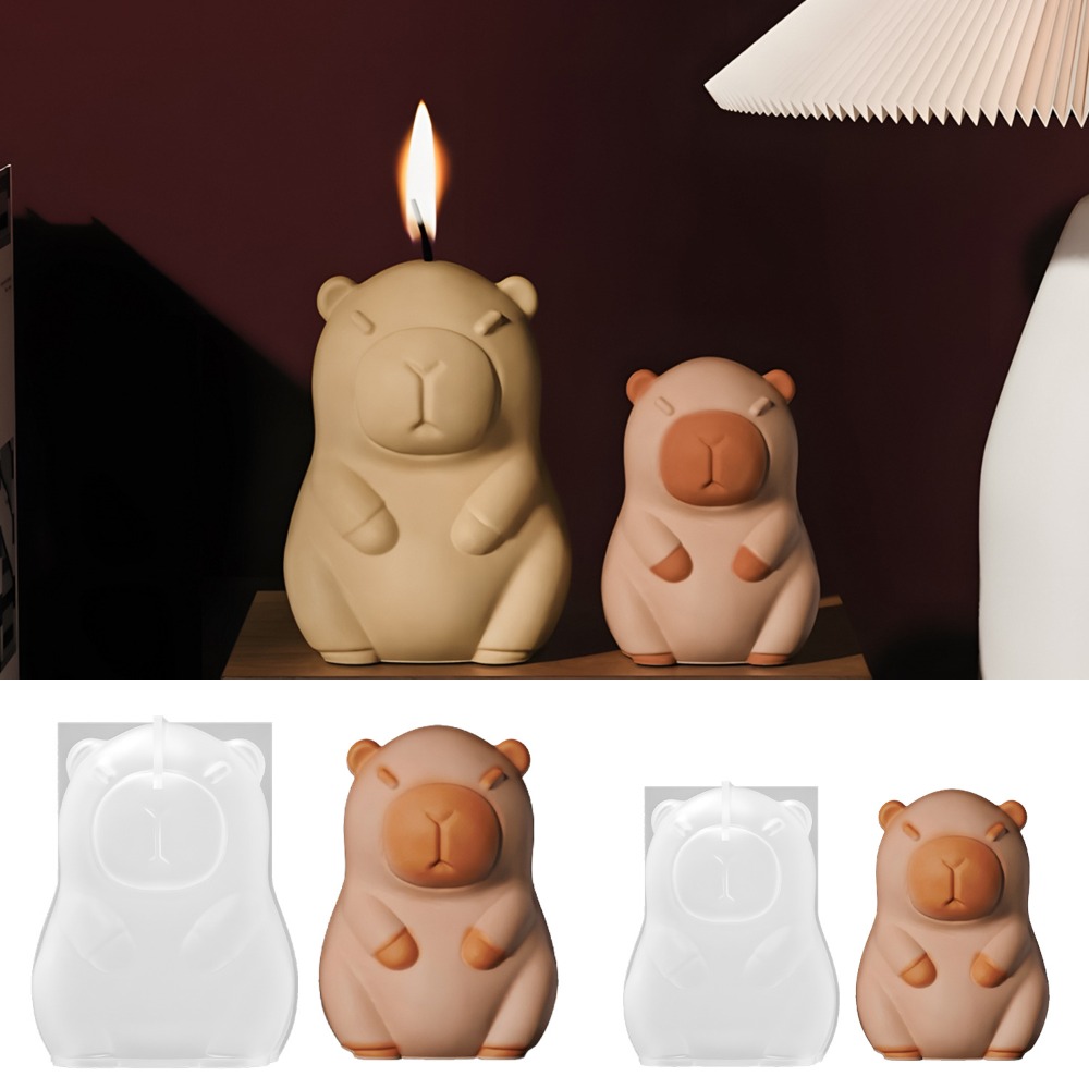 Candle Supplies Store - Ayakta Kapibara Kokusu Mum silikon kalıp