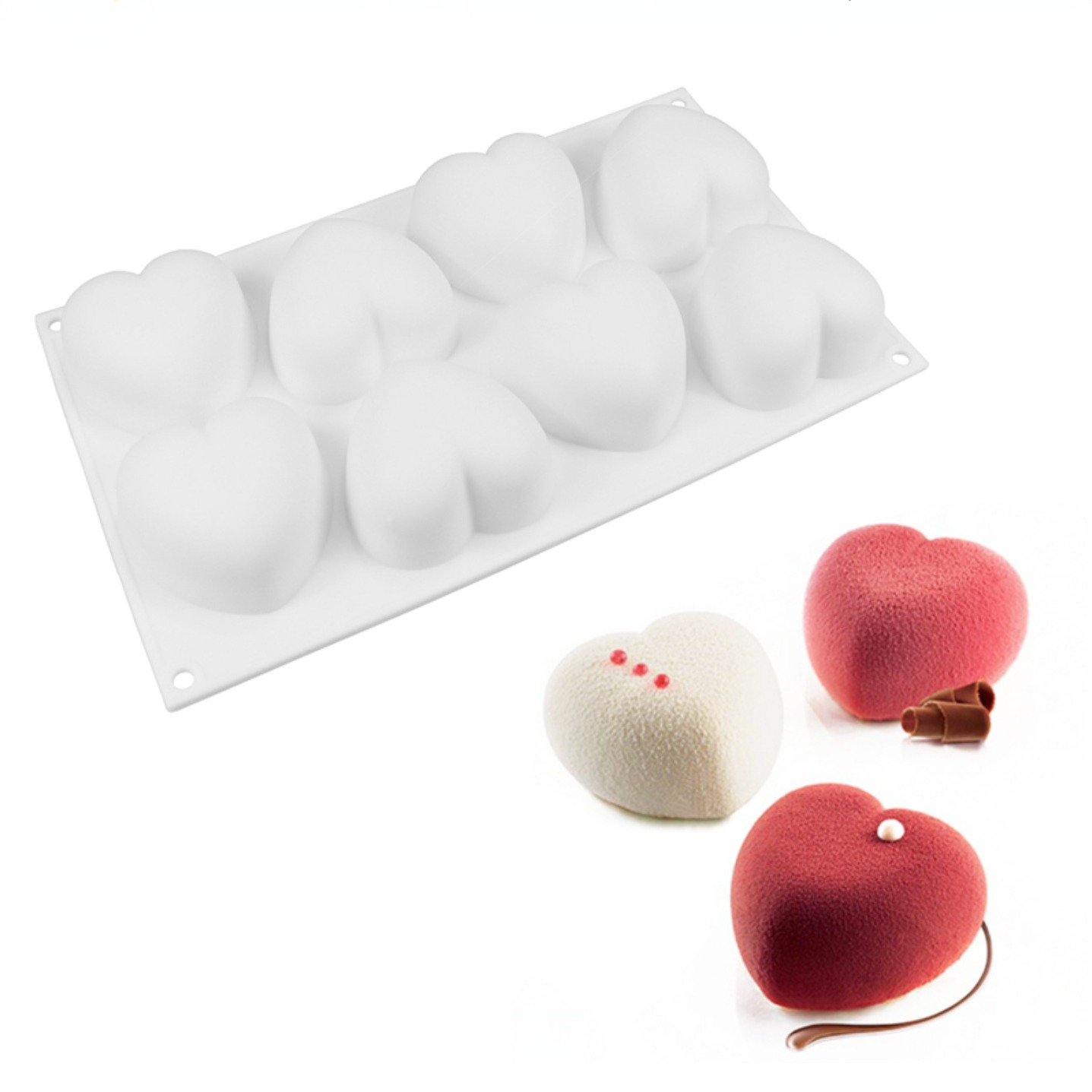 Candle Supplies Wholesale - Aşk Kalp Silikon Sabun Kalıp El