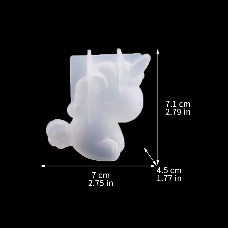 3D Geometrik Silikon Unicorn K - Candle Supplies Wholesale incelemesi ve fiyatı