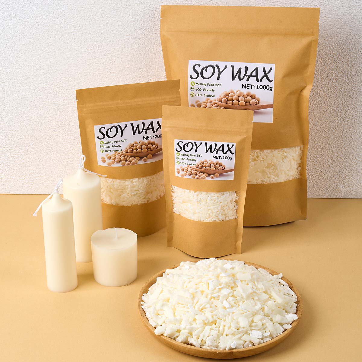 1 Pound Saf Beyaz Soya Balmumu - Candle Supplies Store incelemesi ve fiyatı