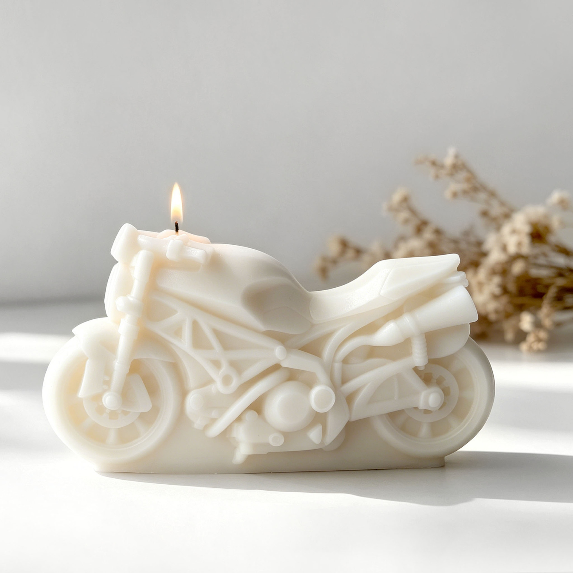Motosiklet Tasarımı Mum Siliko - Candle Supplies Store incelemesi ve fiyatı