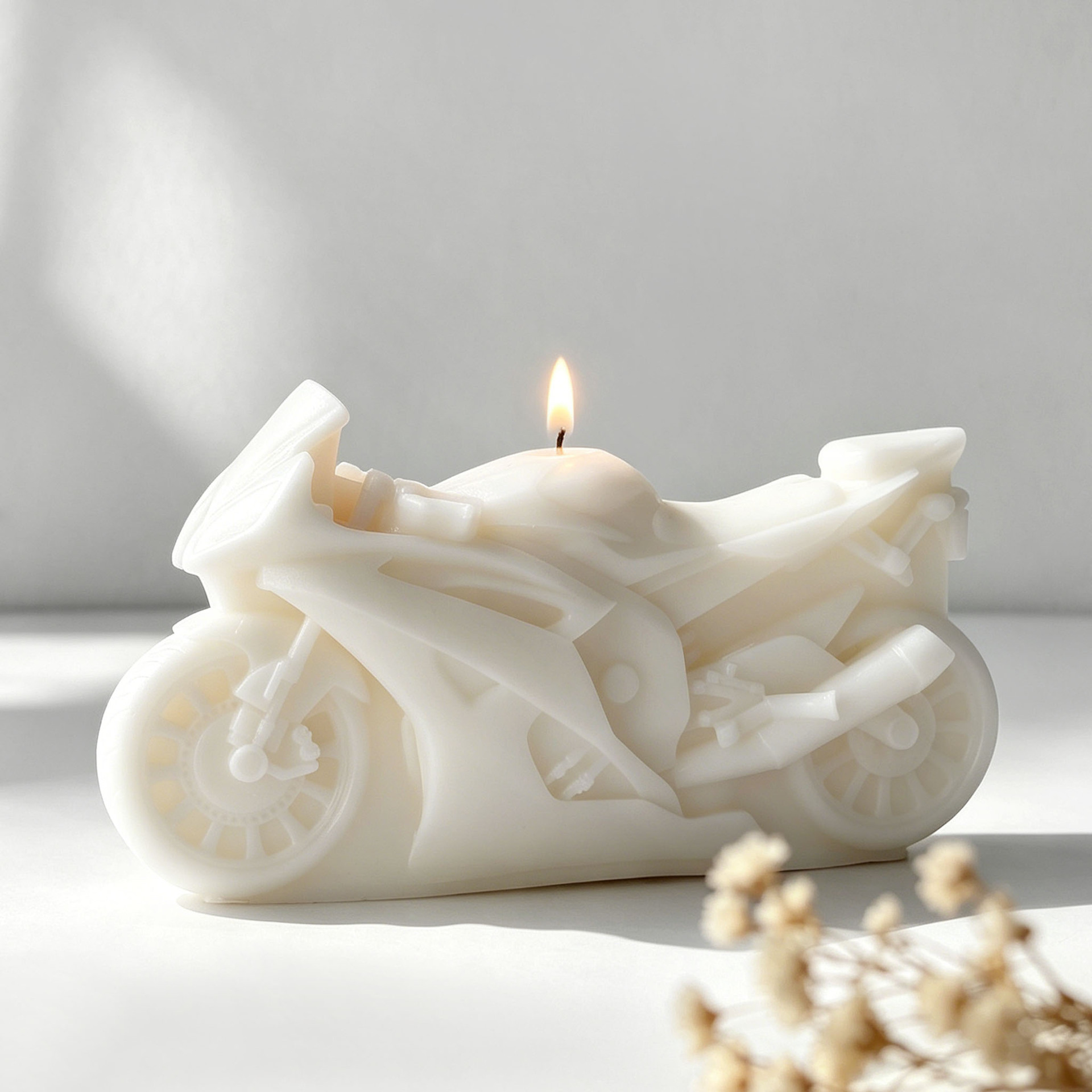 Motosiklet Tasarımı Mum Siliko - Candle Supplies Store incelemesi ve fiyatı