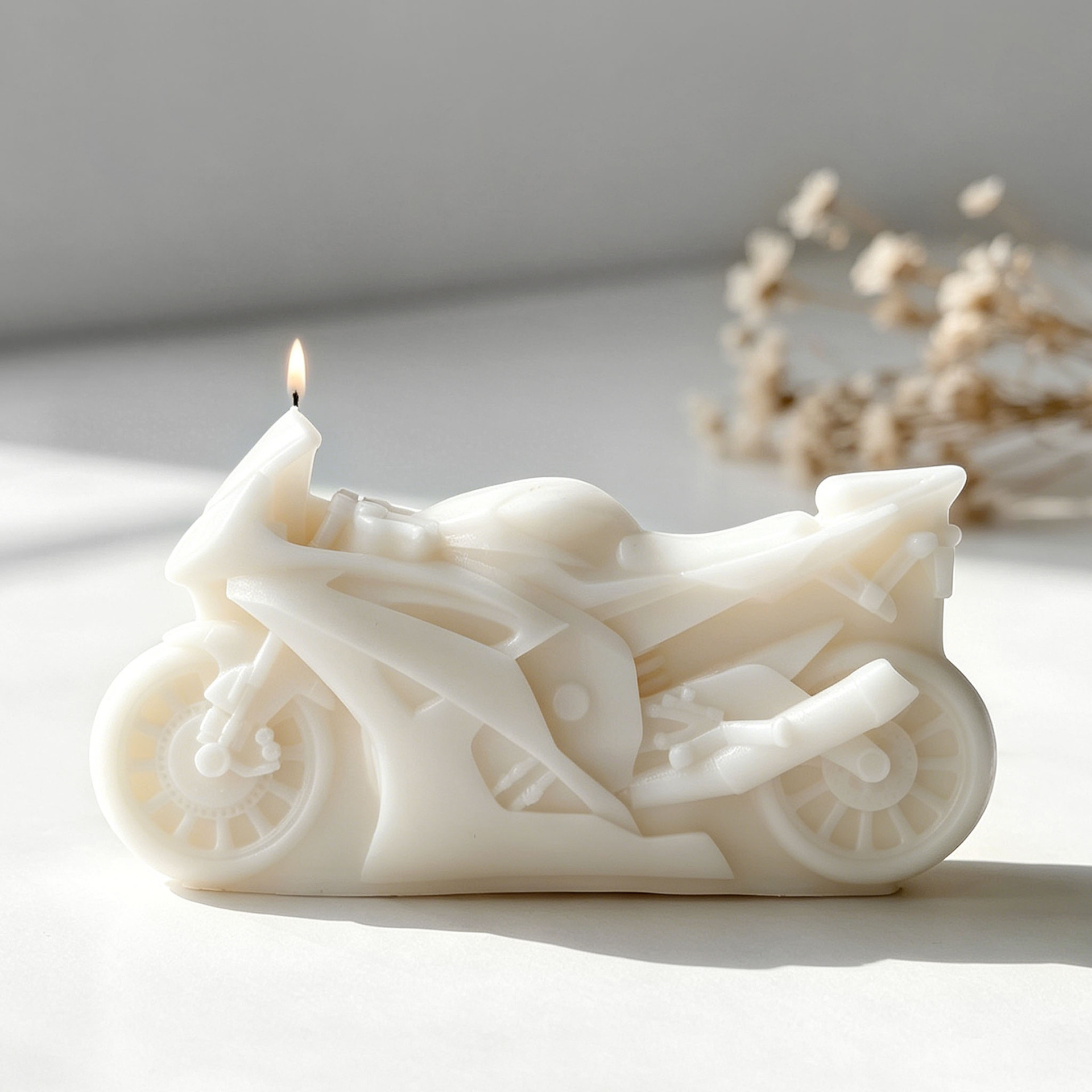 Motosiklet Tasarımı Mum Siliko - Candle Supplies Store incelemesi ve fiyatı