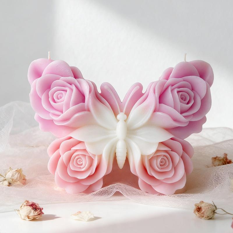 DIY Gül Kelebek Formu silikon  - Candle Supplies Store incelemesi ve fiyatı