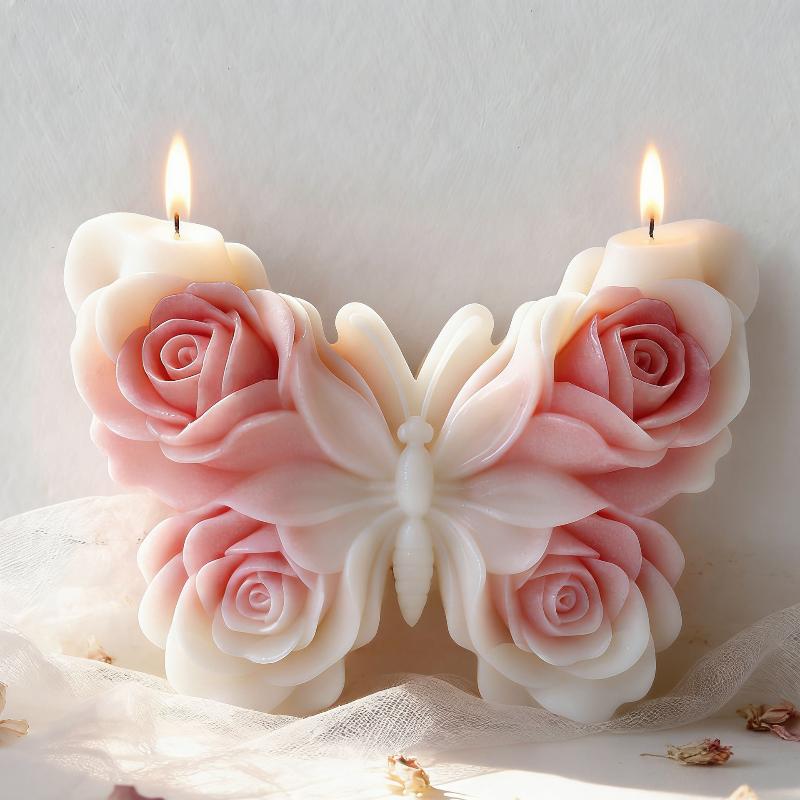 DIY Gül Kelebek Formu silikon  - Candle Supplies Store incelemesi ve fiyatı