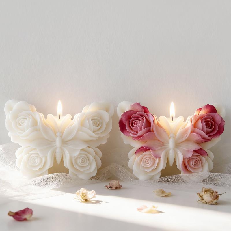 DIY Gül Kelebek Formu silikon  - Candle Supplies Store incelemesi ve fiyatı