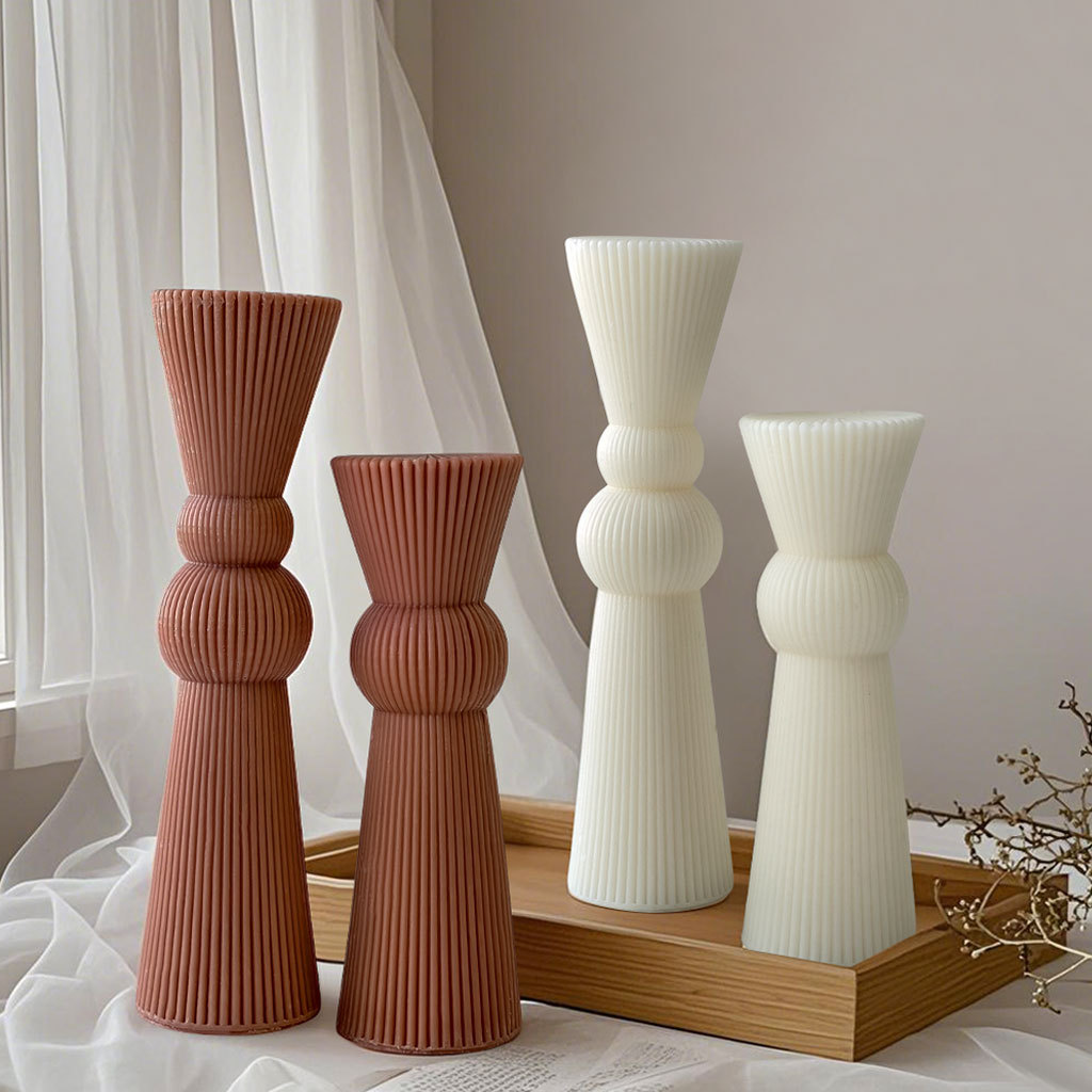 DIY Uzun Çubuk Çizgili Sütun M - Candle Supplies Store incelemesi ve fiyatı